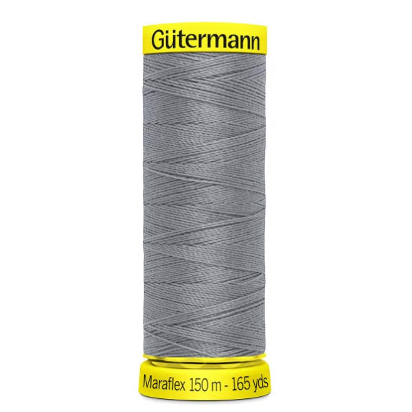 40 Gutermann Maraflex Thread 150m - Silver Grey