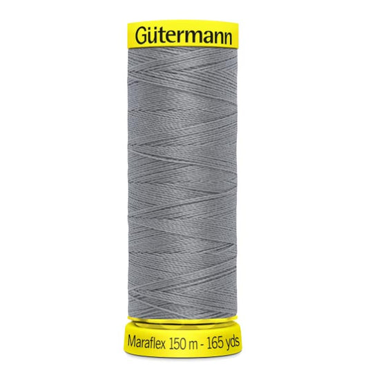40 Gutermann Maraflex Thread 150m - Silver Grey