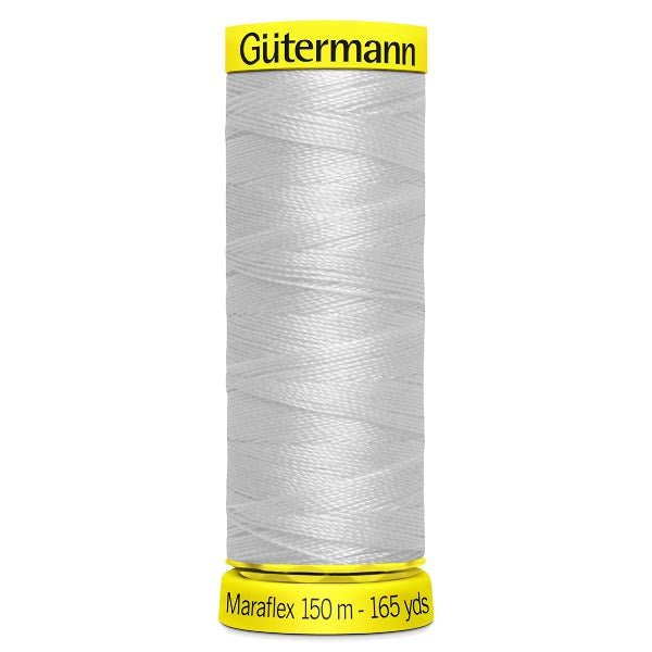 8 Gutermann Maraflex Thread 150m - Light Grey