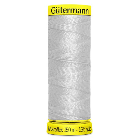 8 Gutermann Maraflex Thread 150m - Light Grey