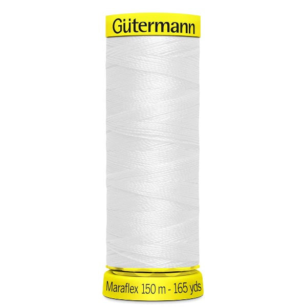 800 Gutermann Maraflex Thread 150m - White