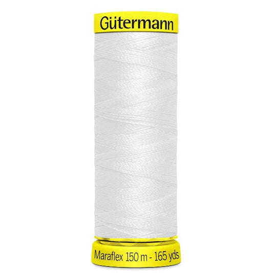 800 Gutermann Maraflex Thread 150m - White