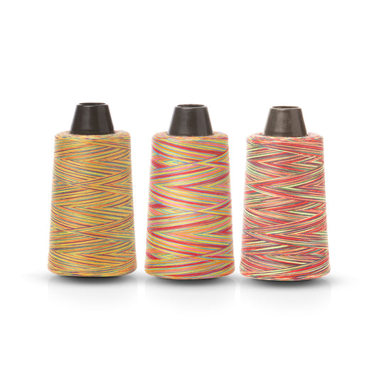 Rainbow Overlocking Thread 3 Pack (A B C)