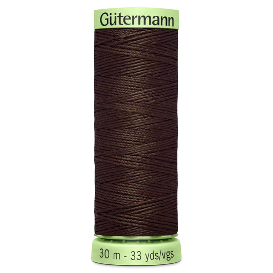 696 Gutermann Top Stitch 30m - Mahogany Brown