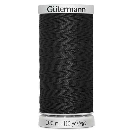 000 Gutermann Extra Strong Thread 100m - Black