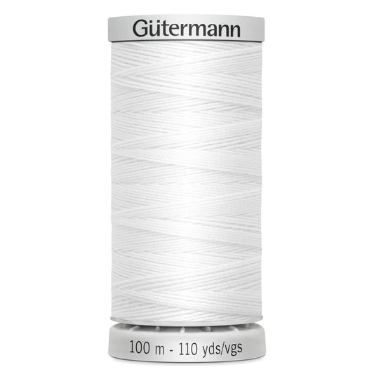 800 Gutermann Extra Strong Thread 100m - White