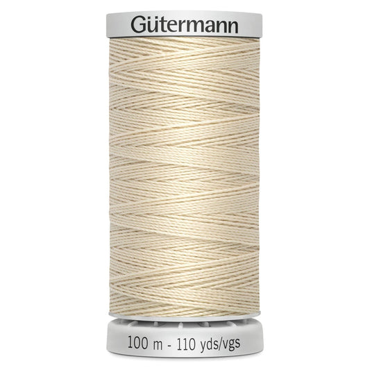 169 Gutermann Extra Strong Thread 100m - Dark Cream