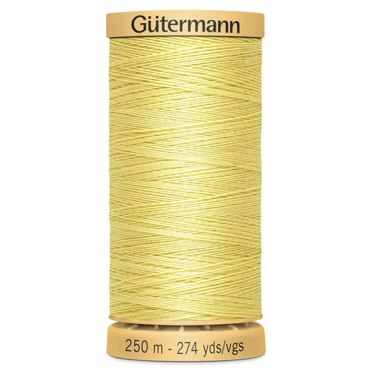 349 Gutermann Natural Cotton Thread 250m - Lemon