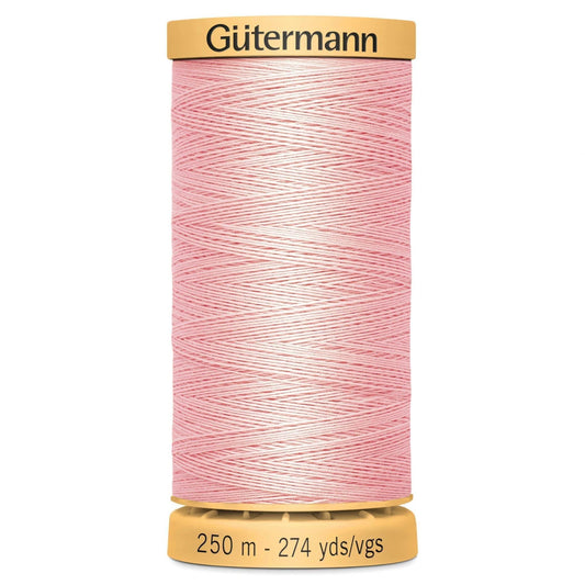 2538 Gutermann Natural Cotton Thread 250m - Pink