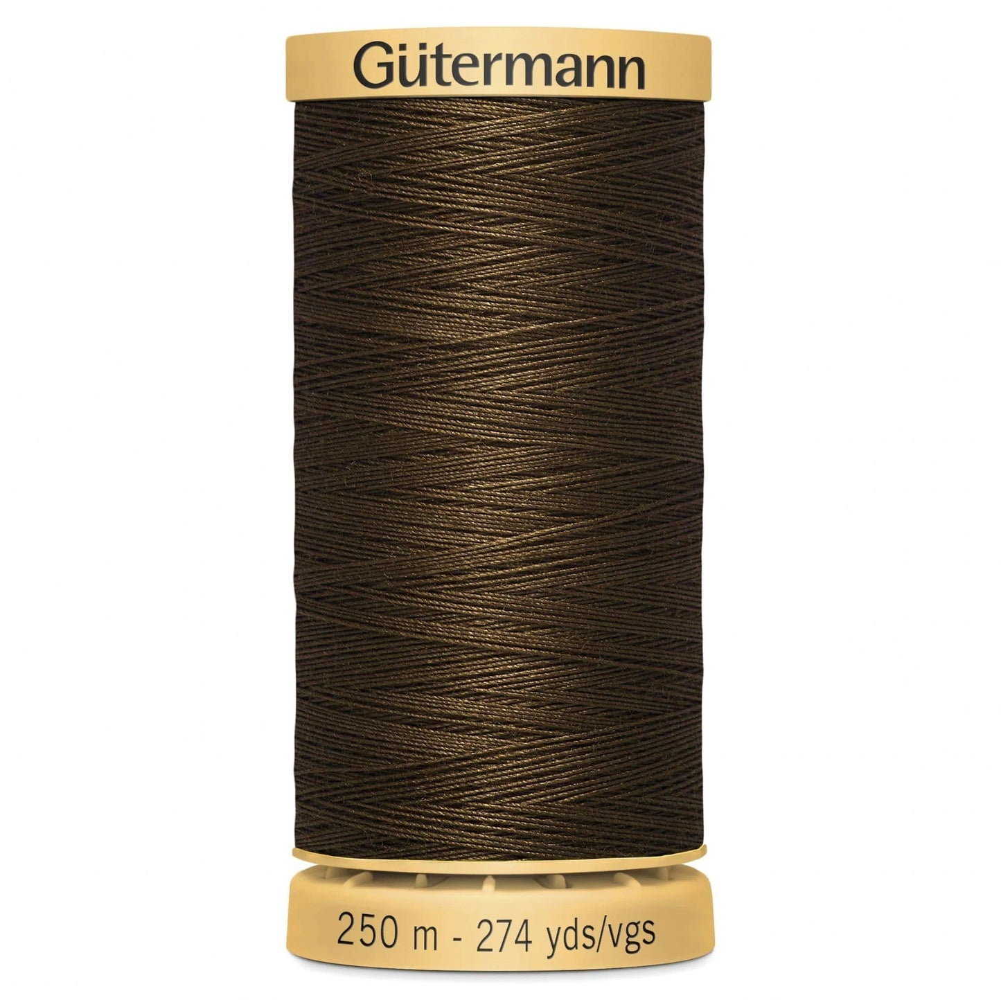 2960 Gutermann Natural Cotton Thread 250m - Dark Brown