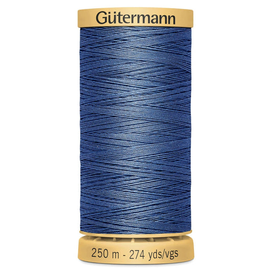 5624 Gutermann Natural Cotton Thread 250m - Medium Blue