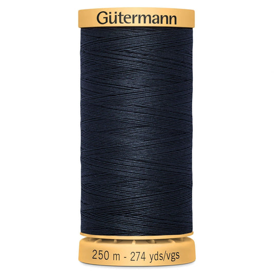 5412 Gutermann Natural Cotton Thread 250m - Dark Grey