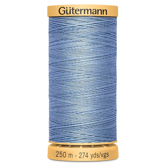 5826 Gutermann Natural Cotton Thread 250m - Light Blue