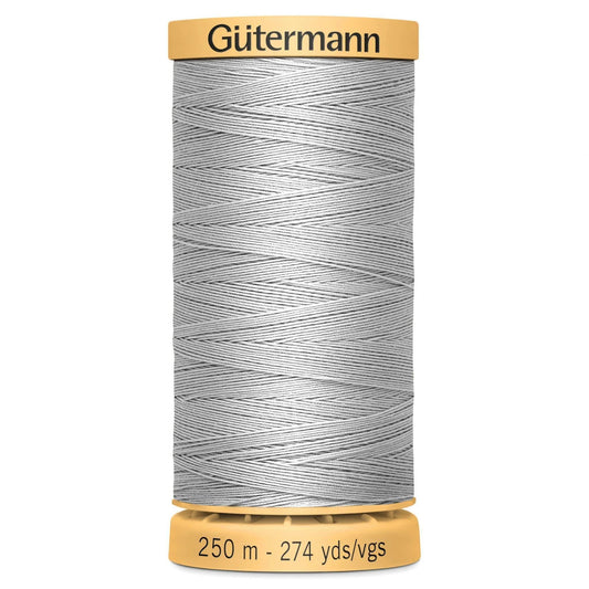 618 Gutermann Natural Cotton Thread 250m - Grey