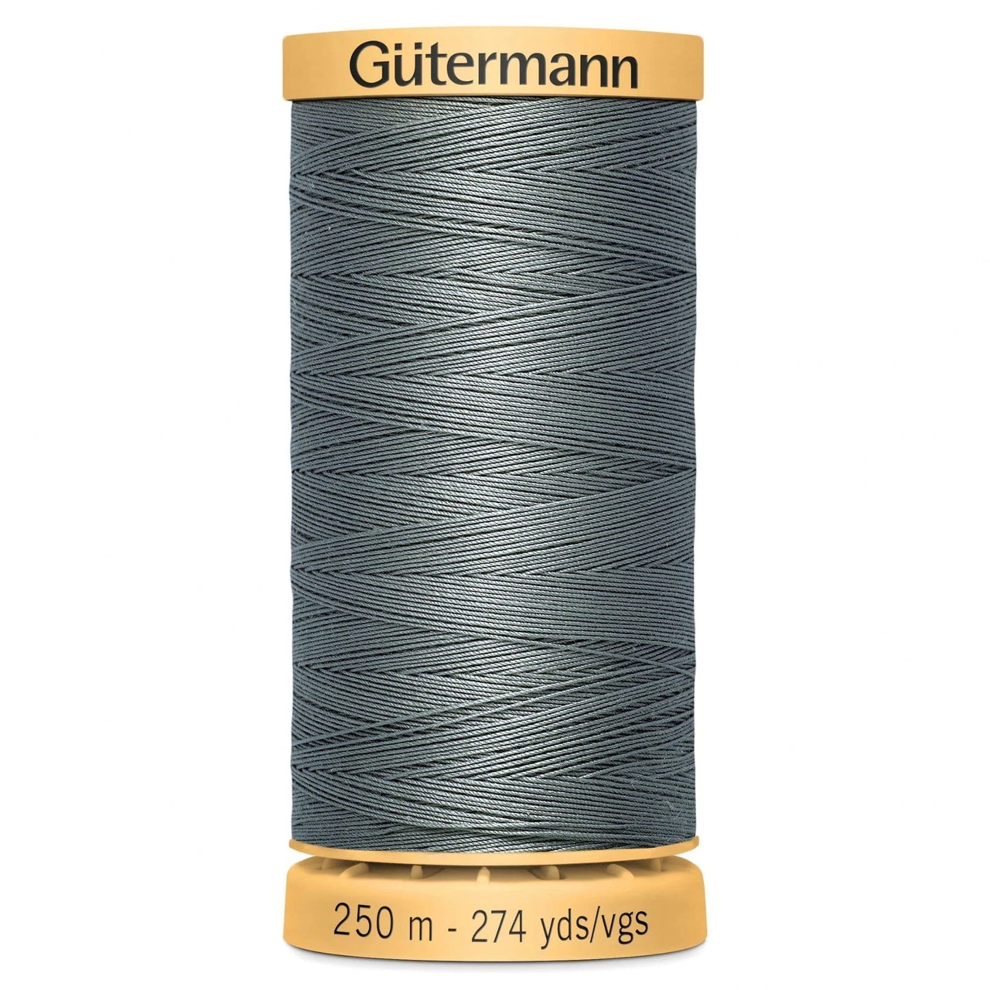 5705 Gutermann Natural Cotton Thread 250m - Grey Smooth