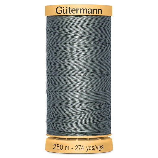 5705 Gutermann Natural Cotton Thread 250m - Grey Smooth