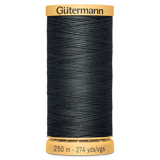 4403 Gutermann Natural Cotton Thread 250m - Dark Grey