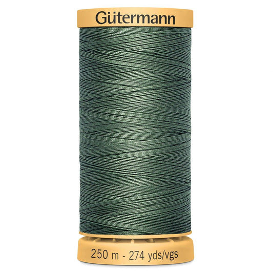 8724 Gutermann Natural Cotton Thread 250m - Smooth Green
