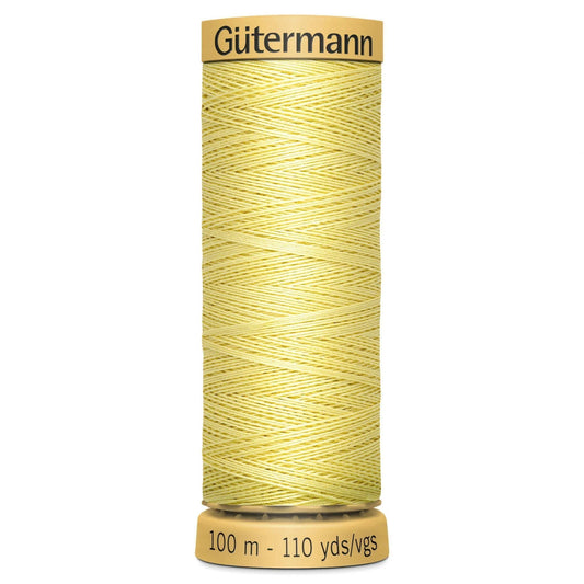 349 Gutermann Natural Cotton Thread 100m - Butter Cream