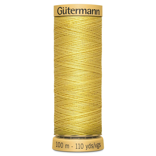 548 Gutermann Natural Cotton Thread 100m - Pale Yellow