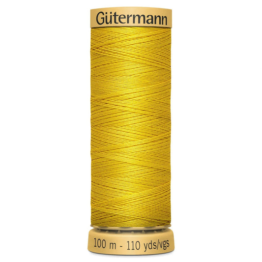 688 Gutermann Natural Cotton Thread 100m - Yellow