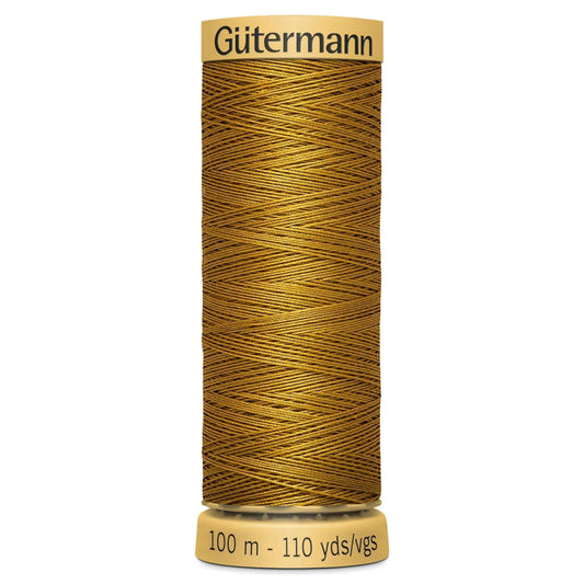 1056 Gutermann Natural Cotton Thread 100m - Deep Wheat