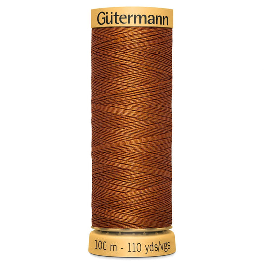 1554 Gutermann Natural Cotton Thread 100m - Terracotta