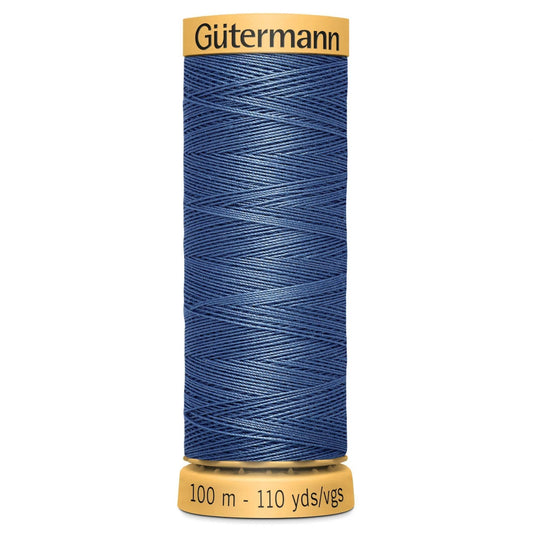 5624 Gutermann Natural Cotton Thread 100m - Medium Blue