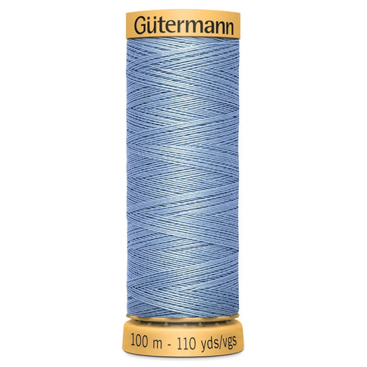 5826 Gutermann Natural Cotton Thread 100m - Light Blue