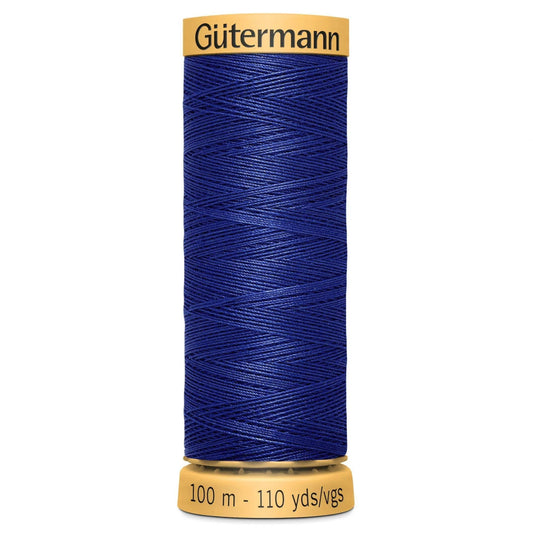 4932 Gutermann Natural Cotton Thread 100m - Royal Blue Deep