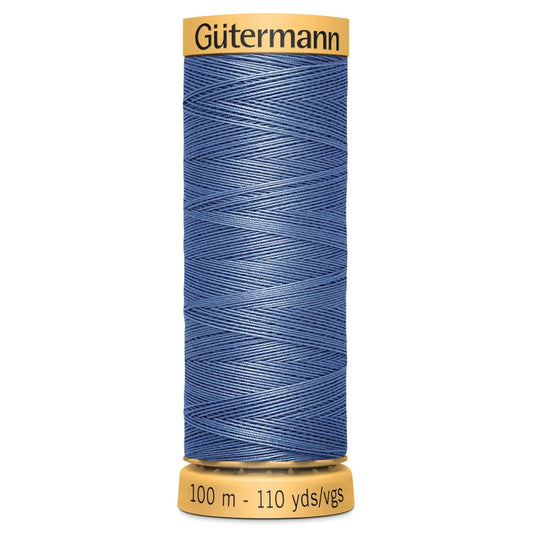 5325 Gutermann Natural Cotton Thread 100m - Denim Blue