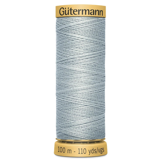 6117 Gutermann Natural Cotton Thread 100m - Silver