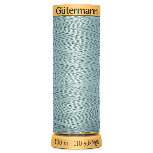 7827 Gutermann Natural Cotton Thread 100m - Pastel Green