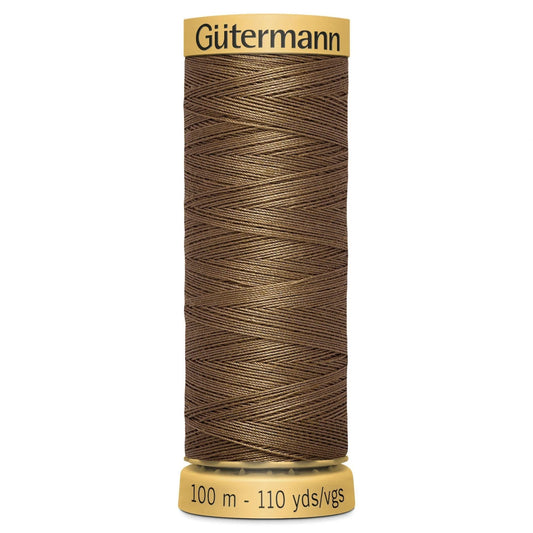 1335 Gutermann Natural Cotton Thread 100m - Light Brown