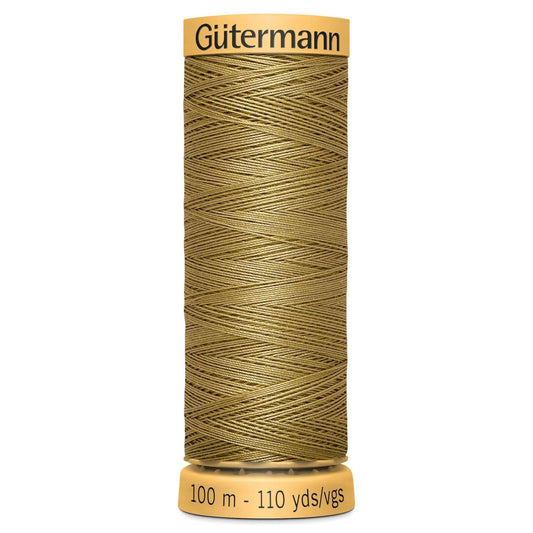 1136 Gutermann Natural Cotton Thread 100m - Very Light Brown