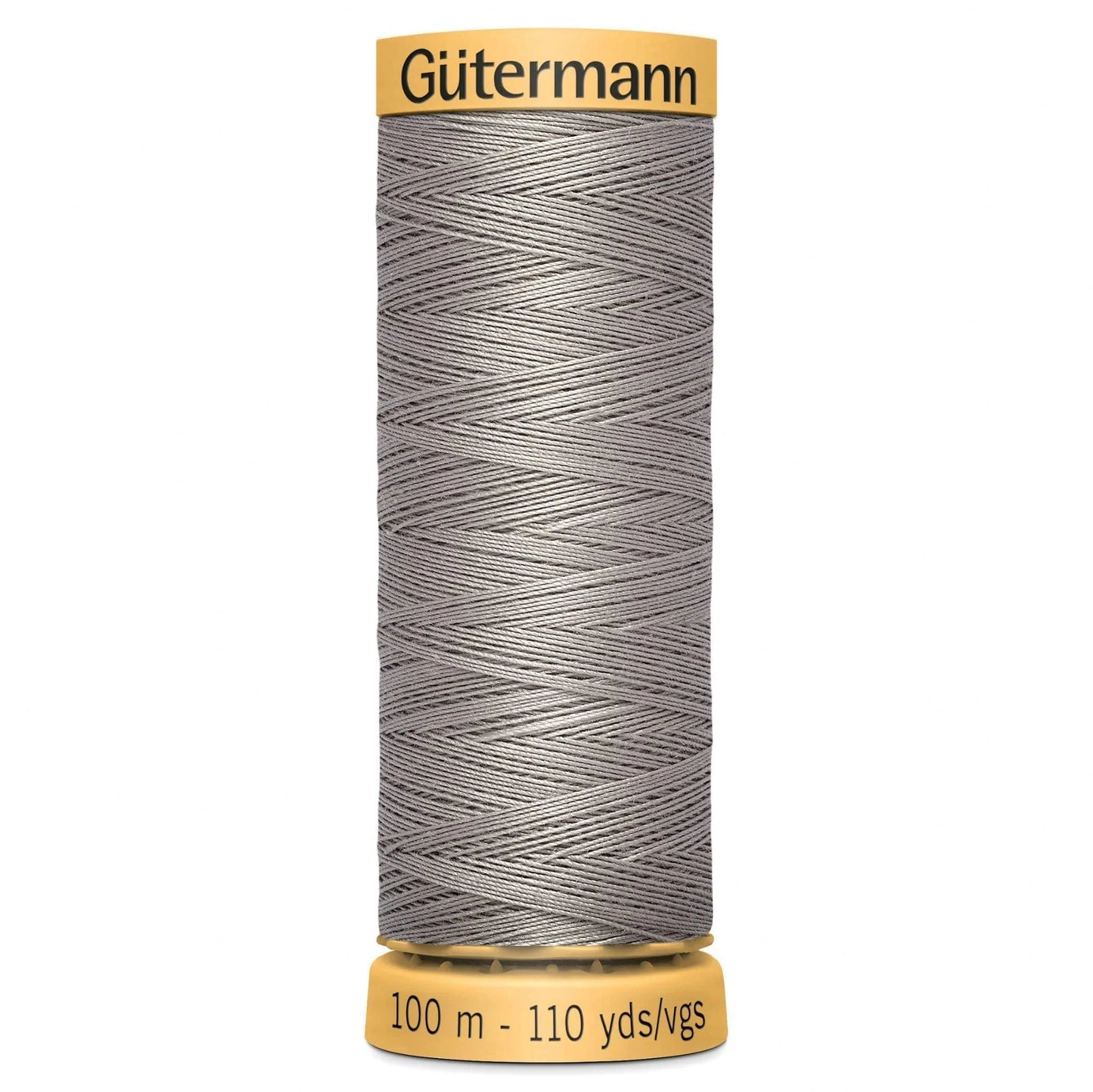 1316 Gutermann Natural Cotton Thread 100m - Grey Beige