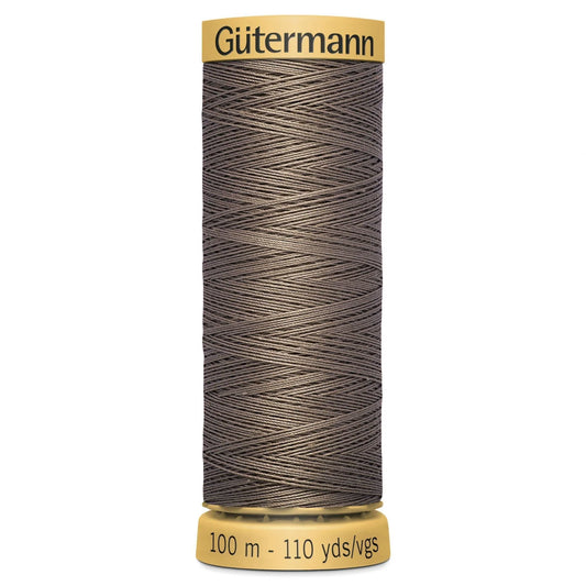 1225 Gutermann Natural Cotton Thread 100m - Dark Beige