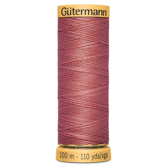 2346 Gutermann Natural Cotton Thread 100m - Dark Peach