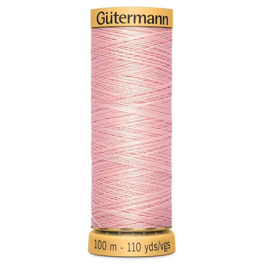 2538 Gutermann Natural Cotton Thread 100m - Light Pink