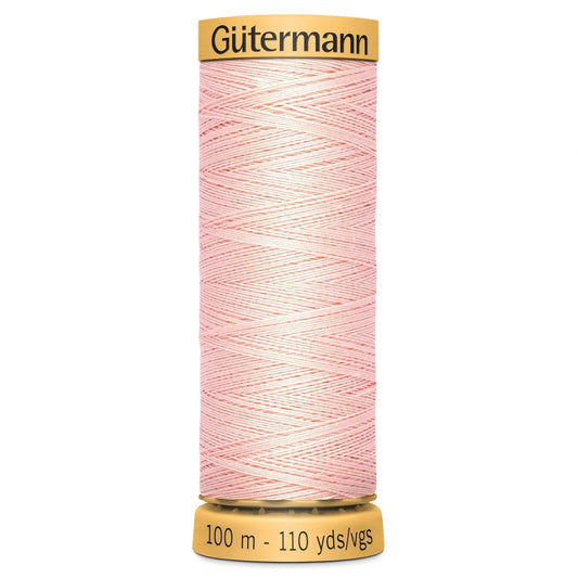 2228 Gutermann Natural Cotton Thread 100m - Pastel Pink