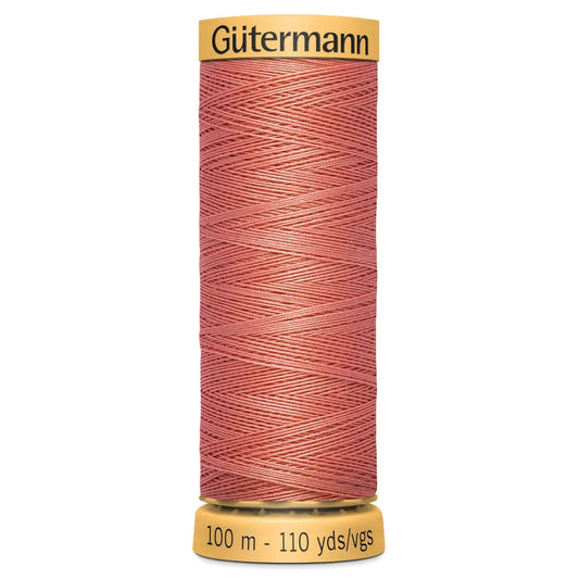 2156 Gutermann Natural Cotton Thread 100m - Light Pastel Red