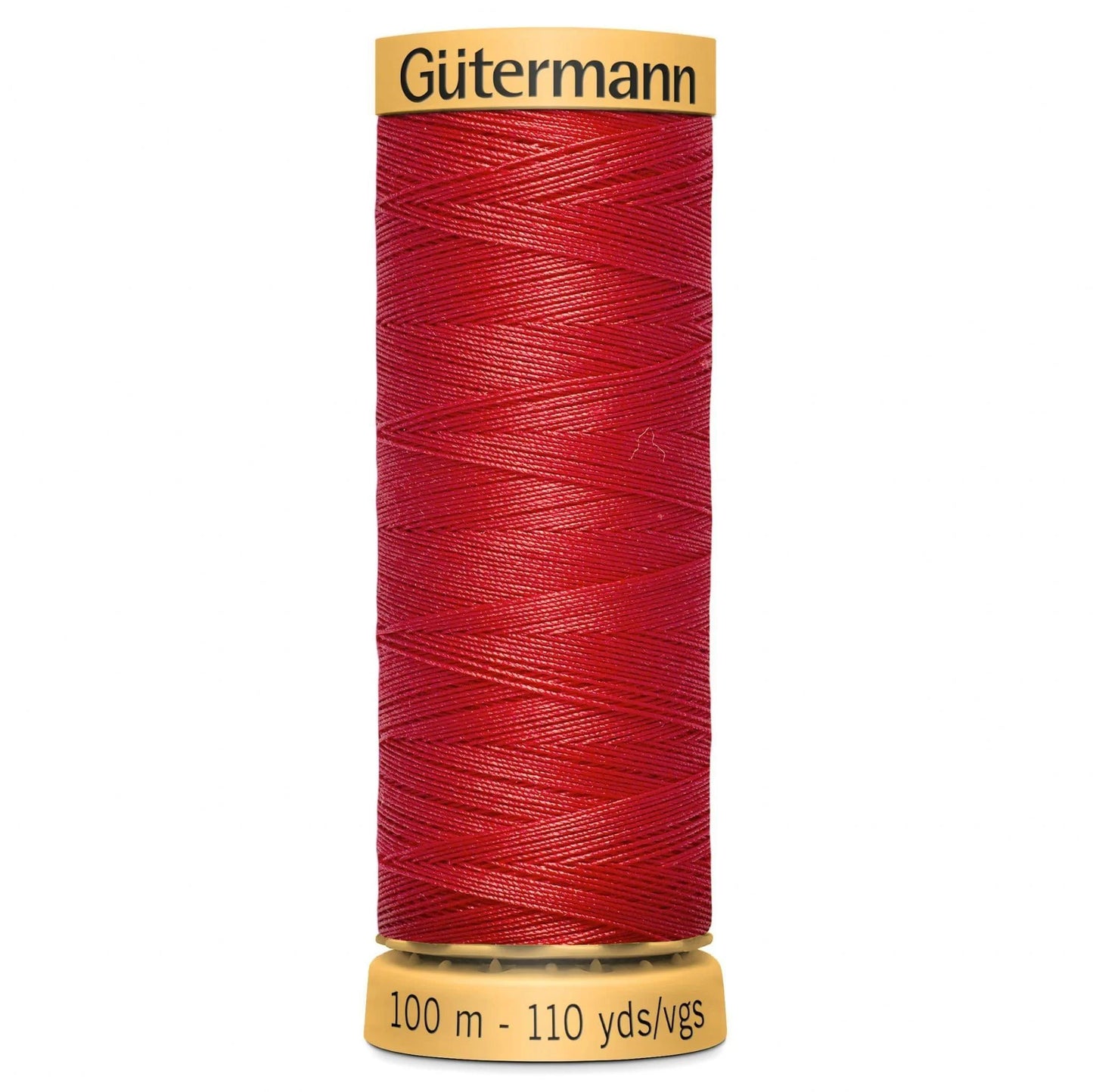 1974 Gutermann Natural Cotton Thread 100m - Red