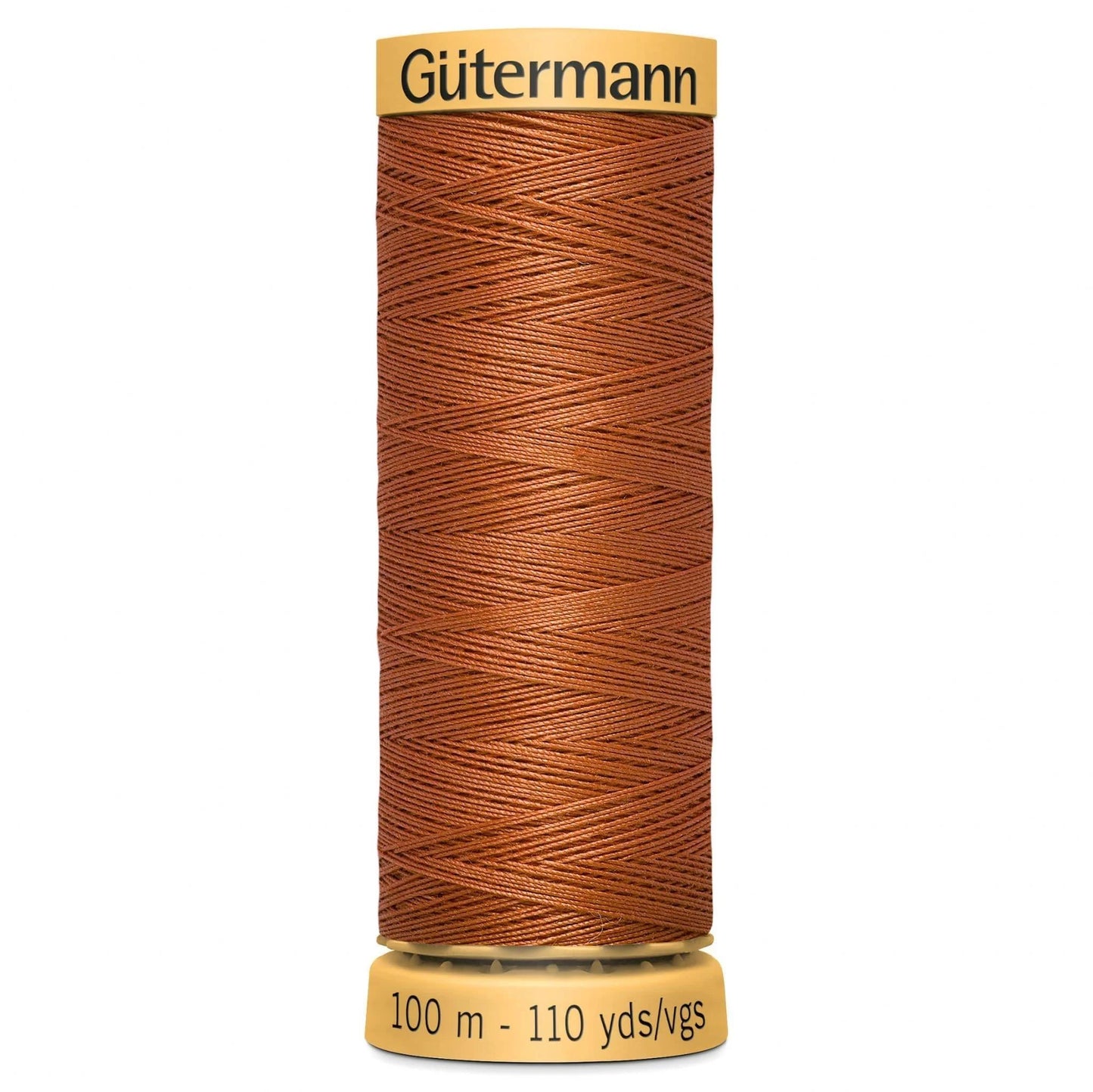 1955 Gutermann Natural Cotton Thread 100m - Rustic Red