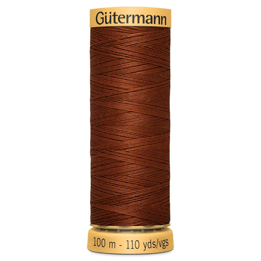 2143 Gutermann Natural Cotton Thread 100m - Dark Red