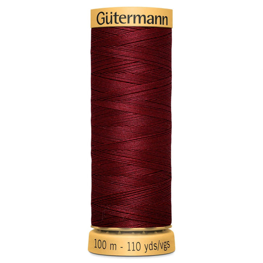 2433 Gutermann Natural Cotton Thread 100m - Very Dark Red