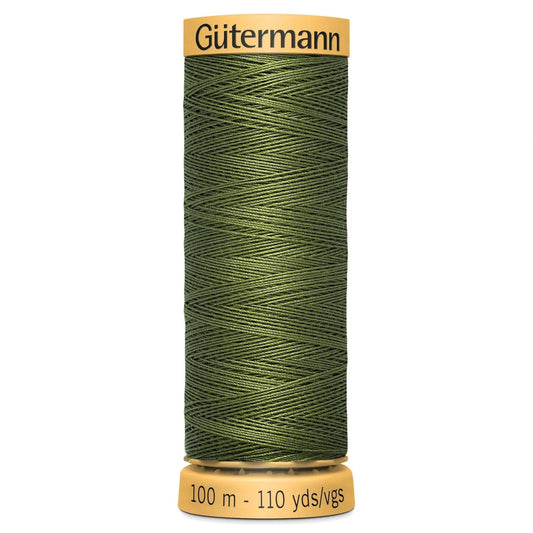 9924 Gutermann Natural Cotton Thread 100m - Light Leaf Green