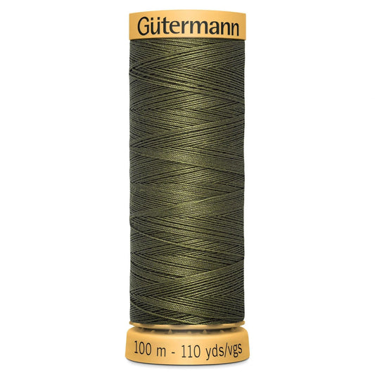 424 Gutermann Natural Cotton Thread 100m - Green