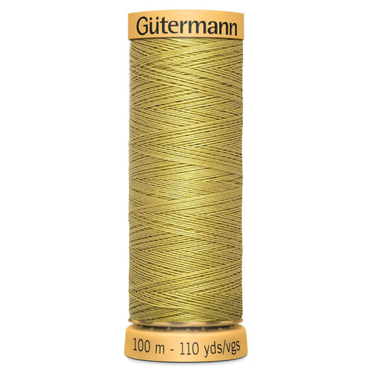 746 Gutermann Natural Cotton Thread 100m - Gold