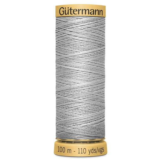 618 Gutermann Natural Cotton Thread 100m - Grey