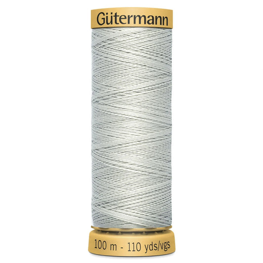 4507 Gutermann Natural Cotton Thread 100m - Light Grey